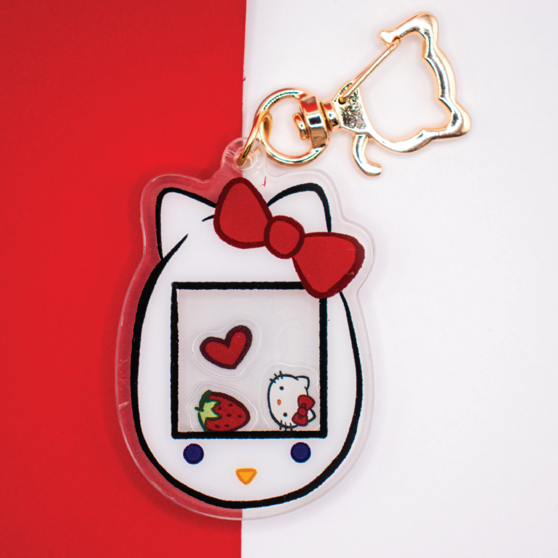 Hello Kitty Tamagotchi Keychain