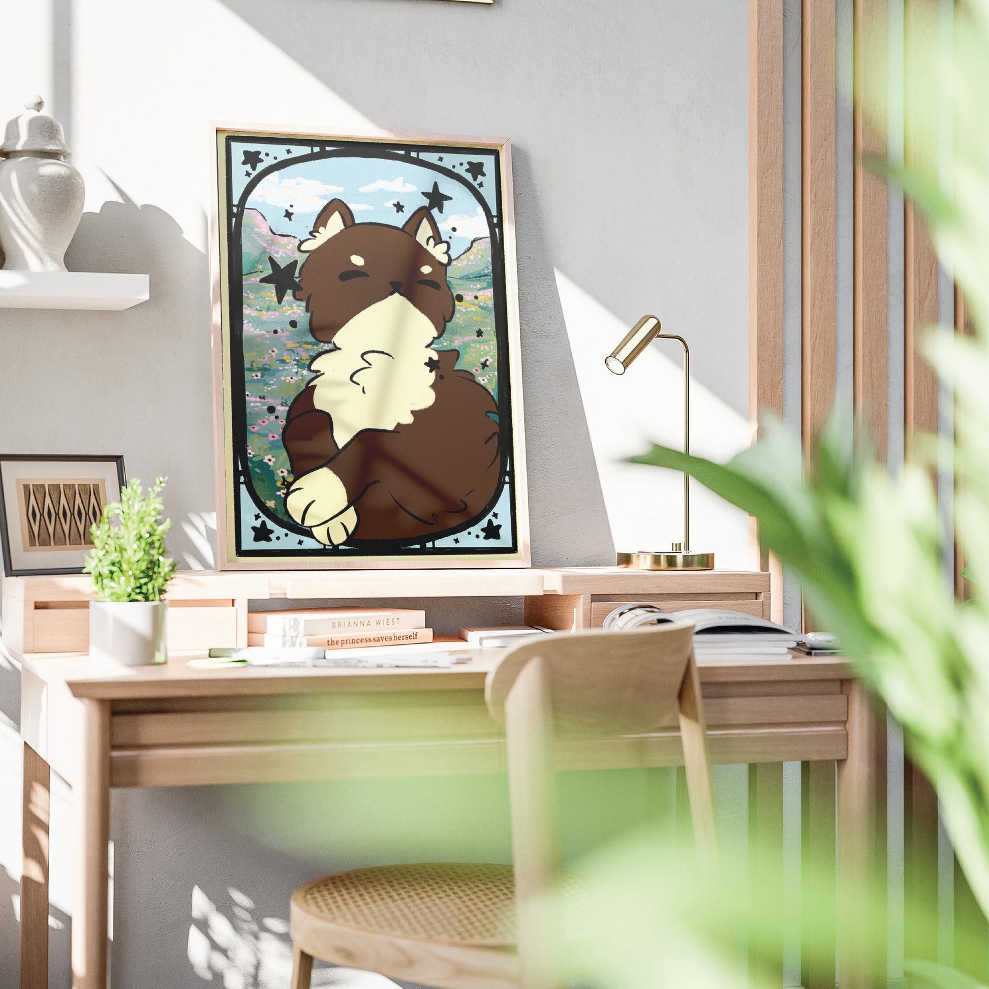 Stained Glass Companion Print