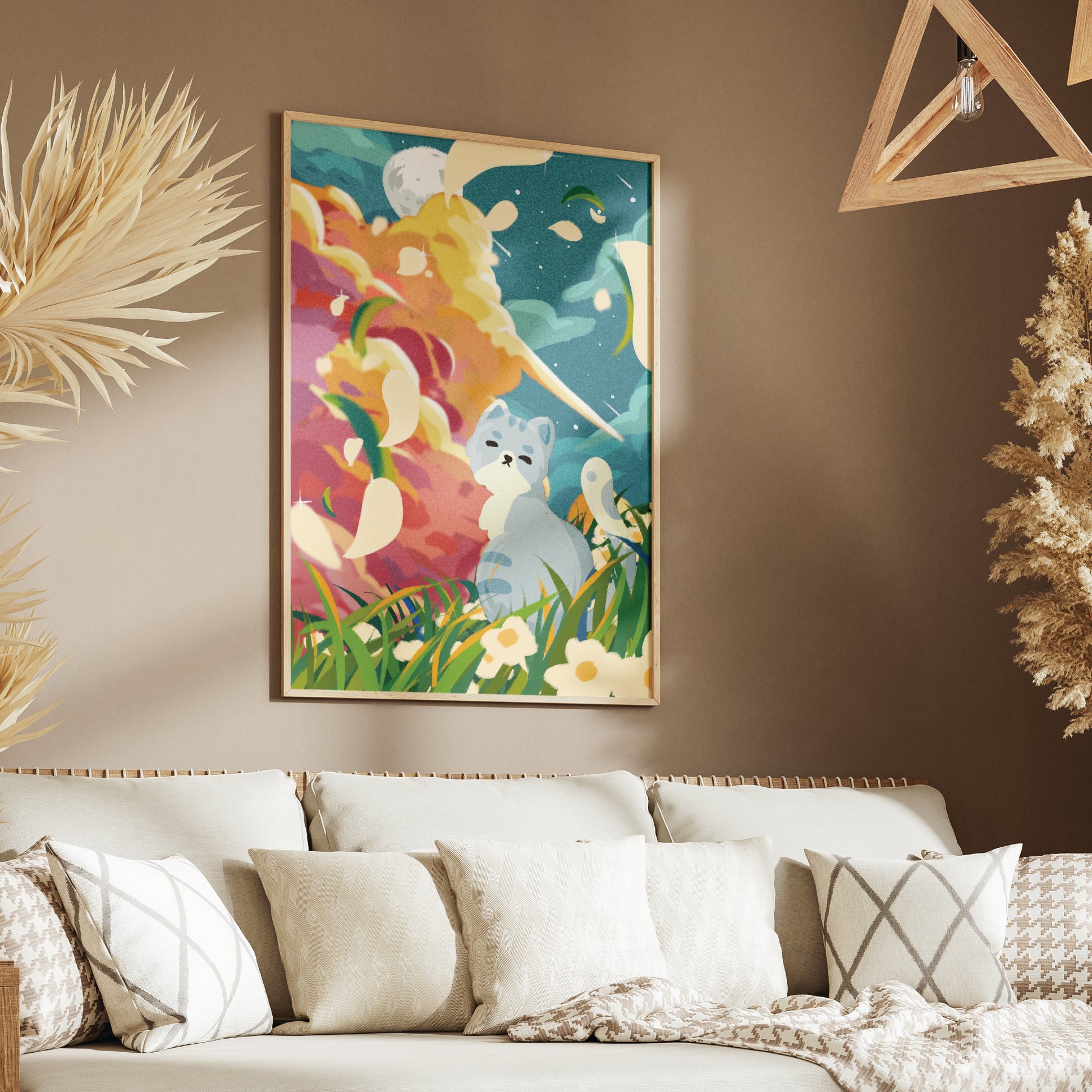 Moonlit Meadow Print