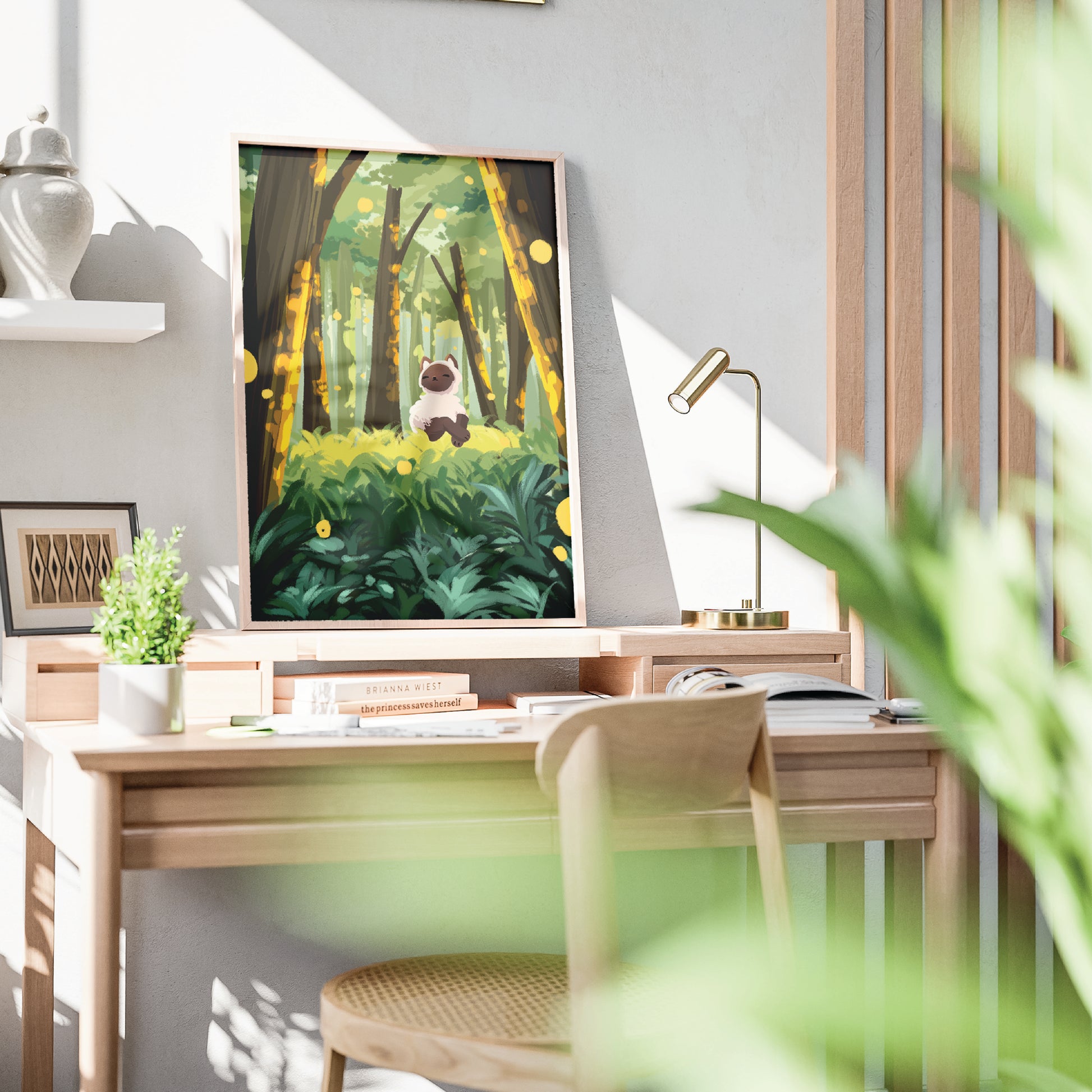 Golden Forest Print