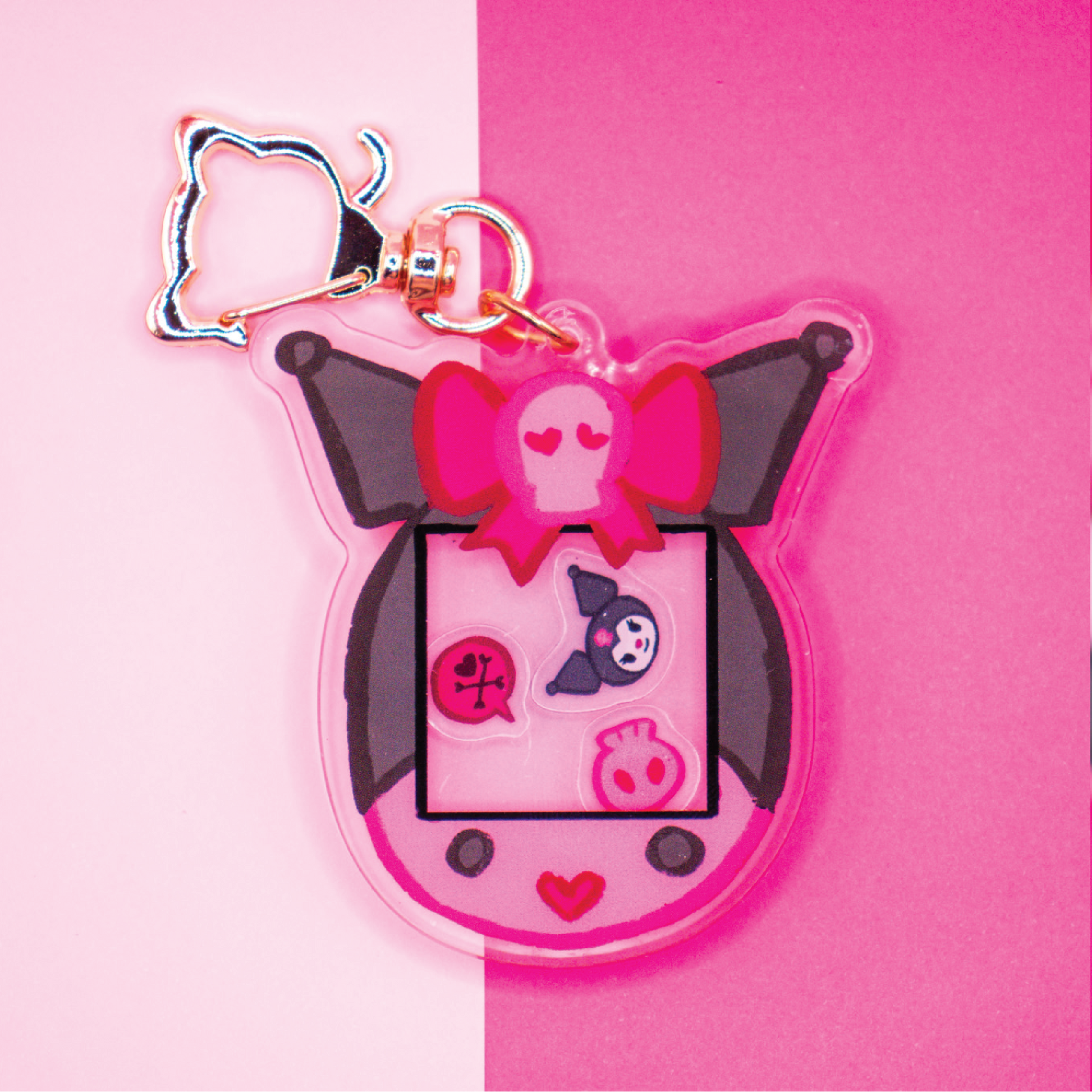 Kuromi Tamagotchi Keychain