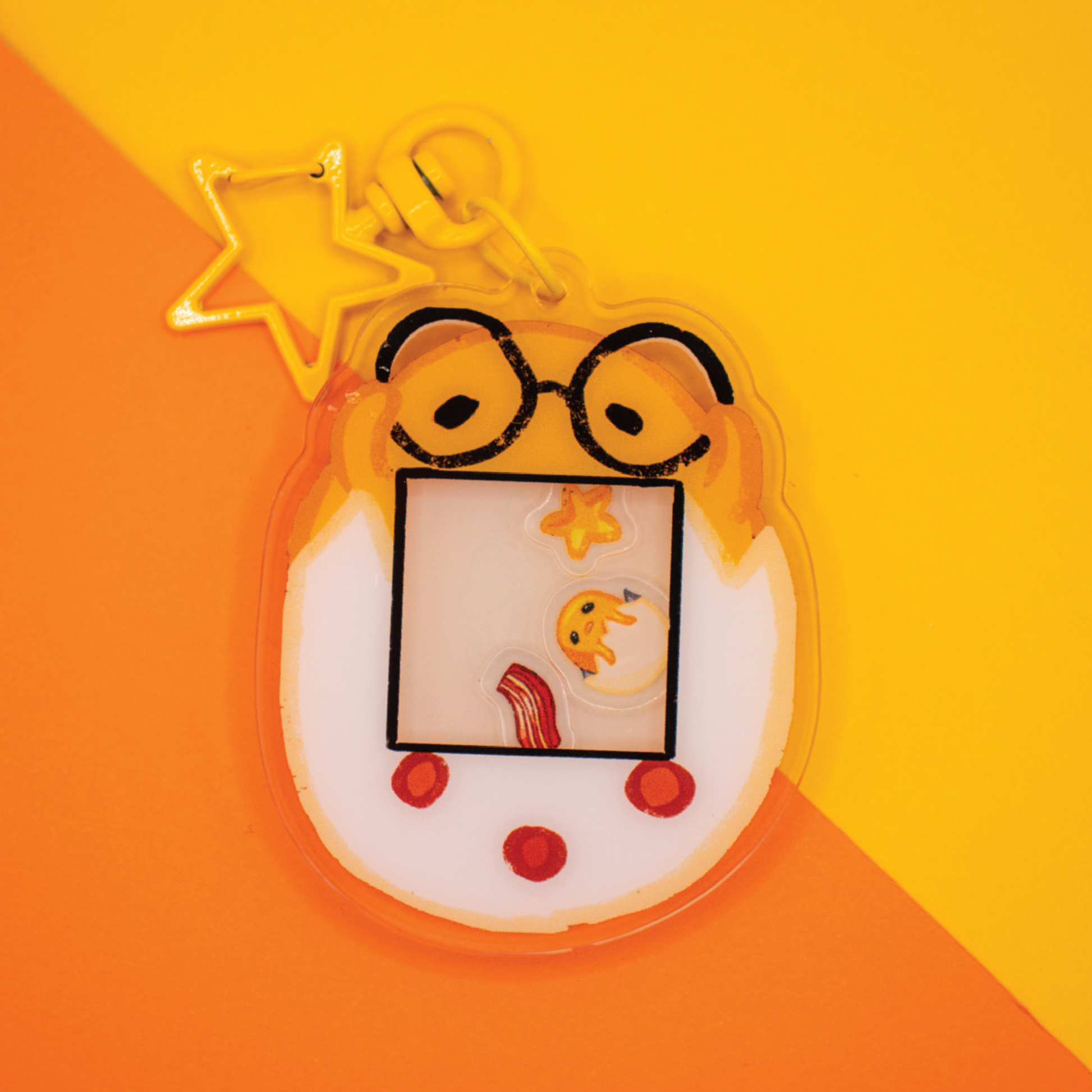 Gudentama Tamagotchi Keychain