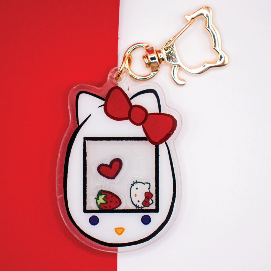 Hello Kitty Tamagotchi Keychain
