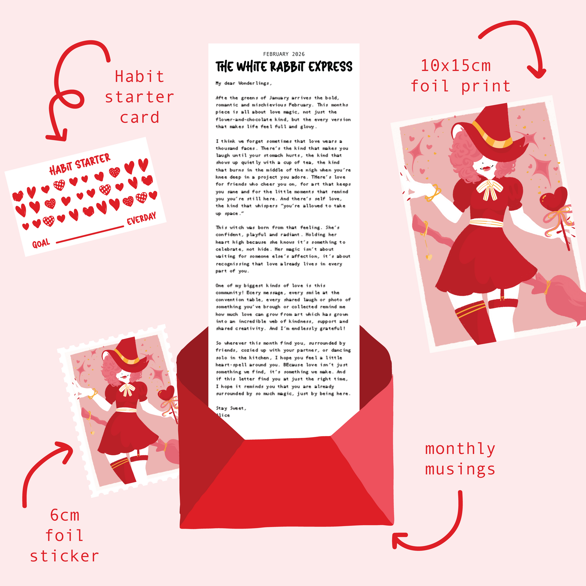 The White Rabbit Express Snail Mail - February