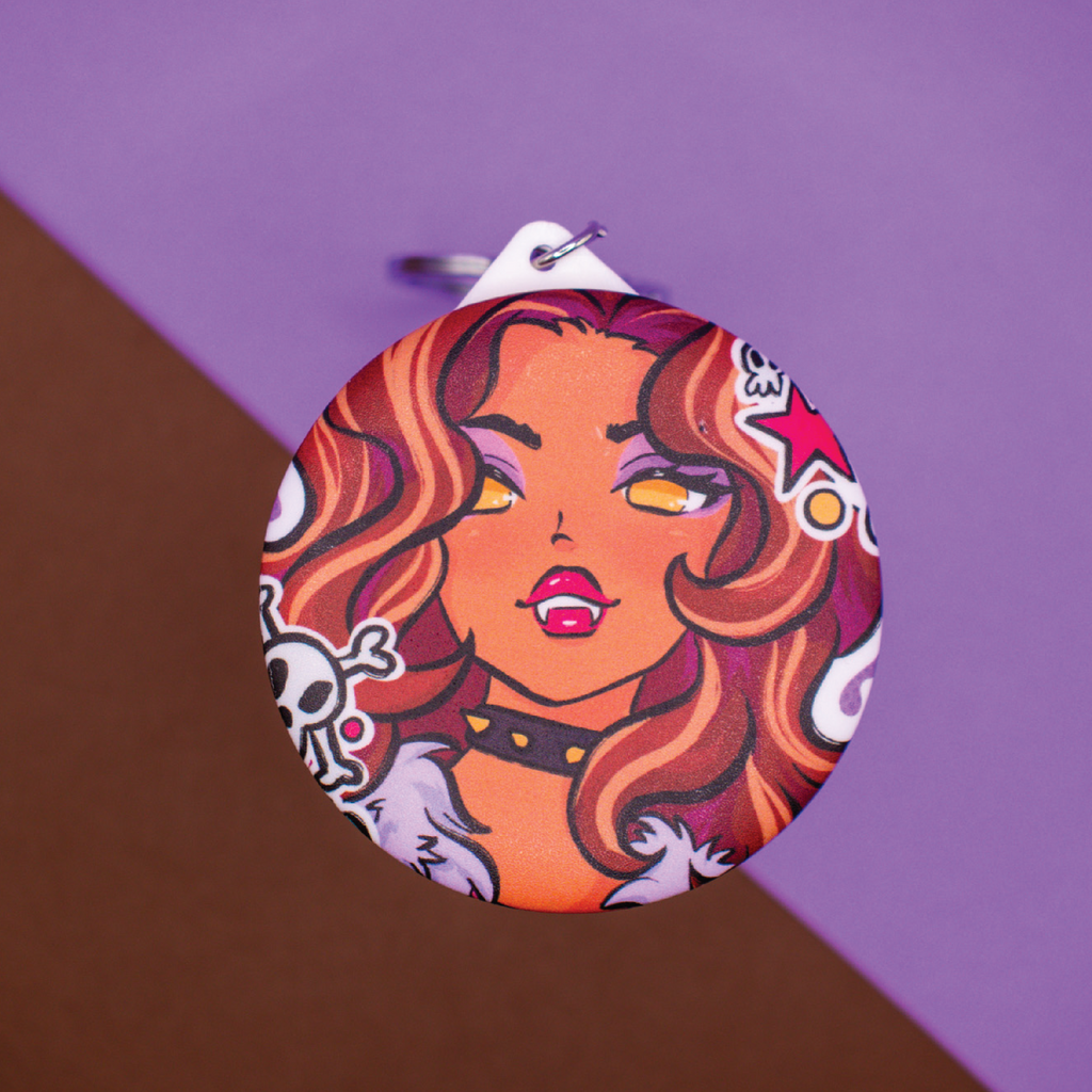 Clawdeen Mirror Keychain