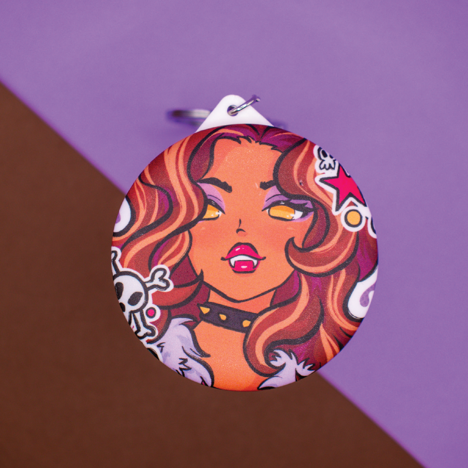 Clawdeen Mirror Keychain