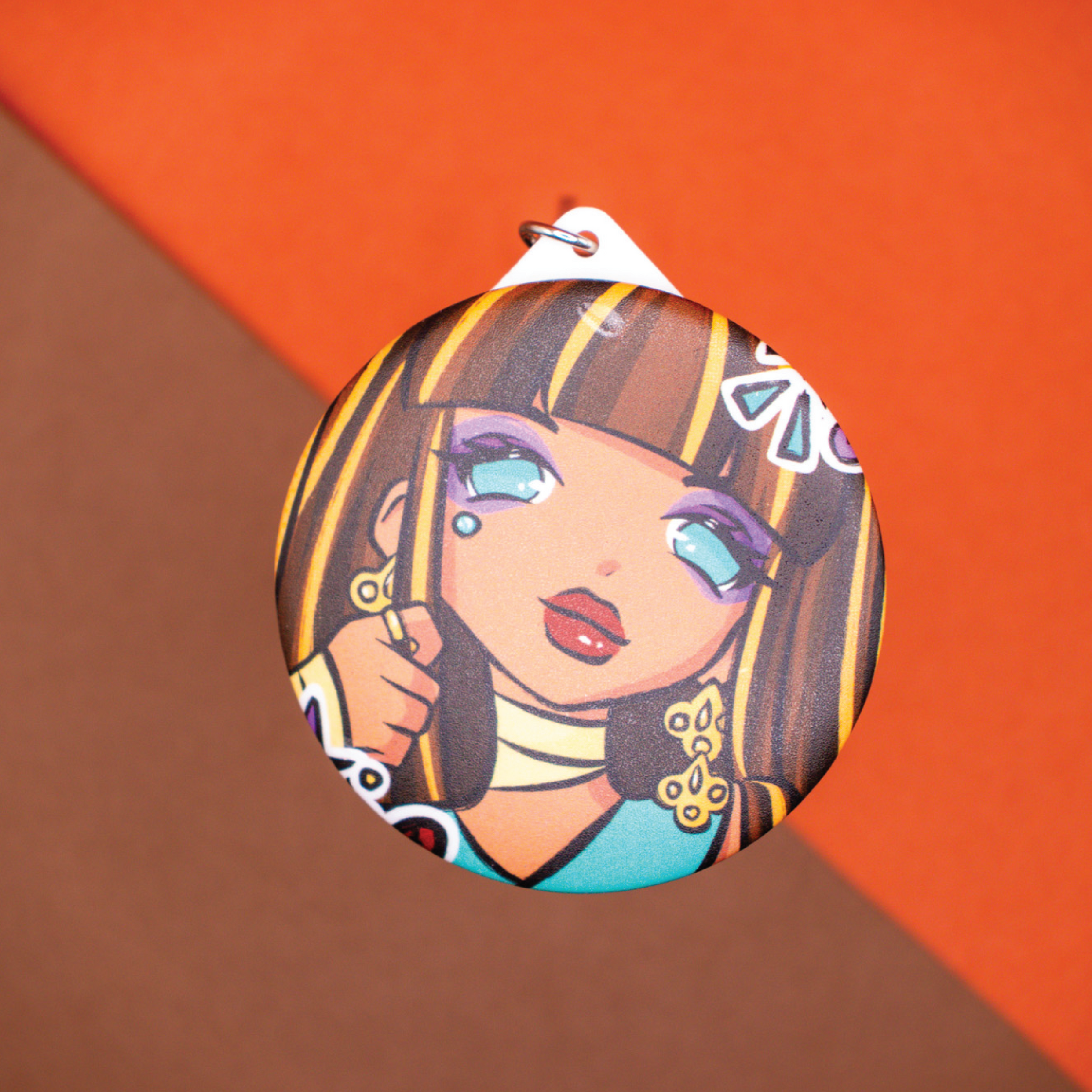 Cleo de Nile Mirror Keychain