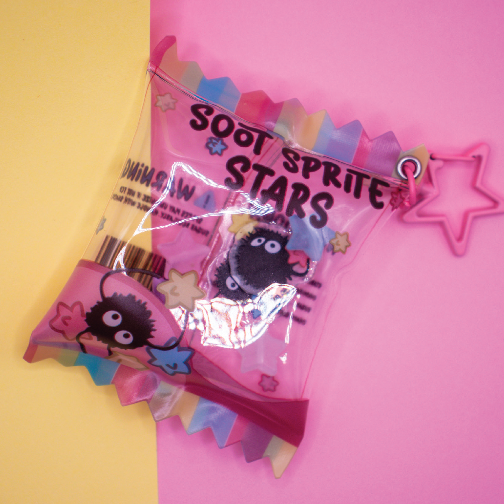 Soot Sprite Stars Candy Keychain