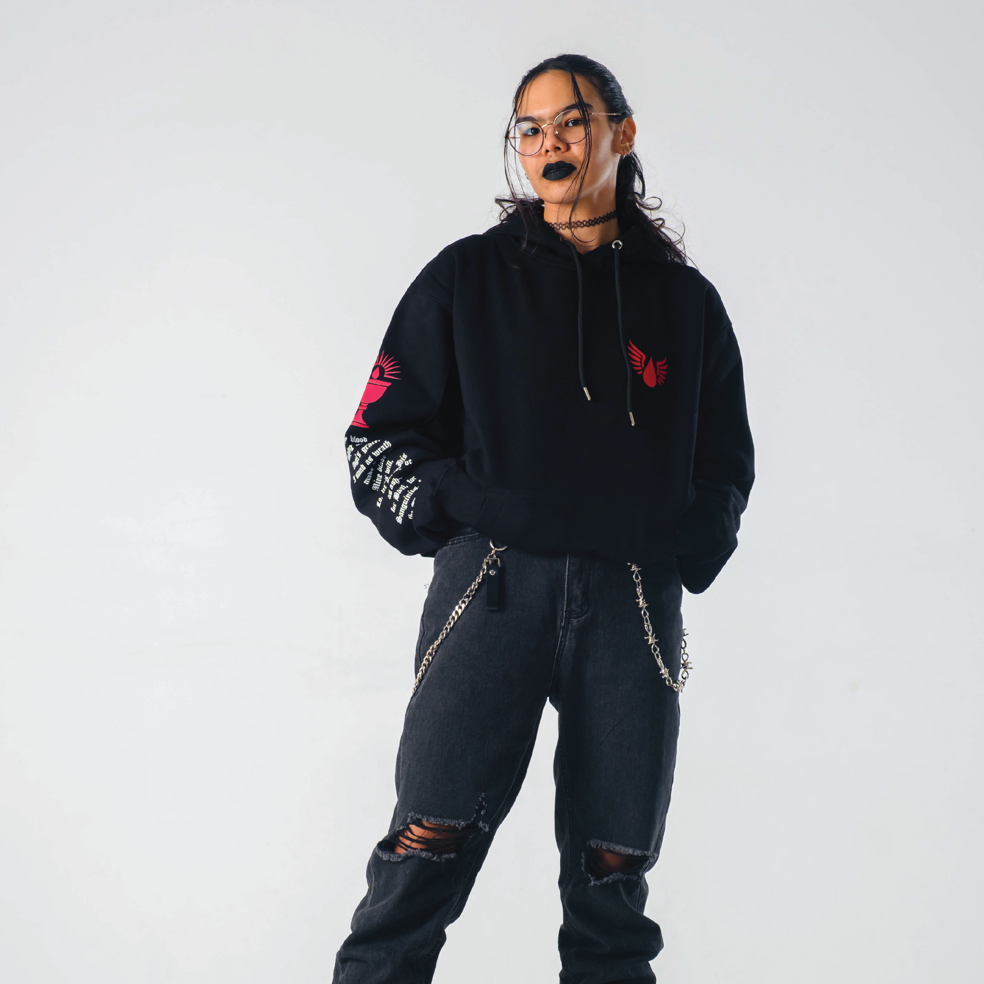 Throneborne Flame Oath of Battle Graphic Hoodie