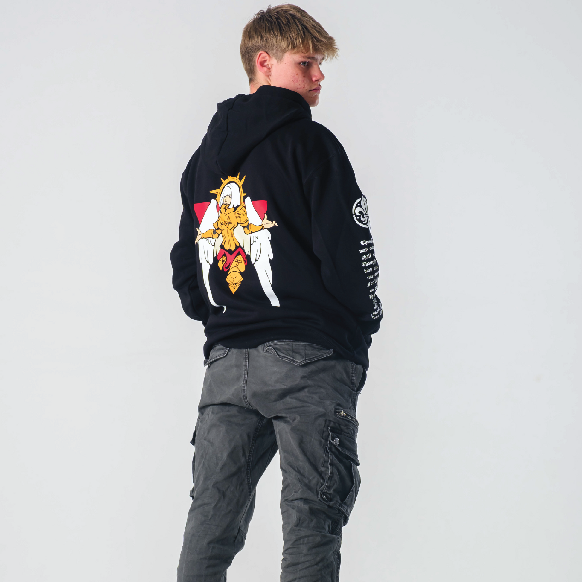 Seraphic Dawn Oath of Battle Graphic Hoodie