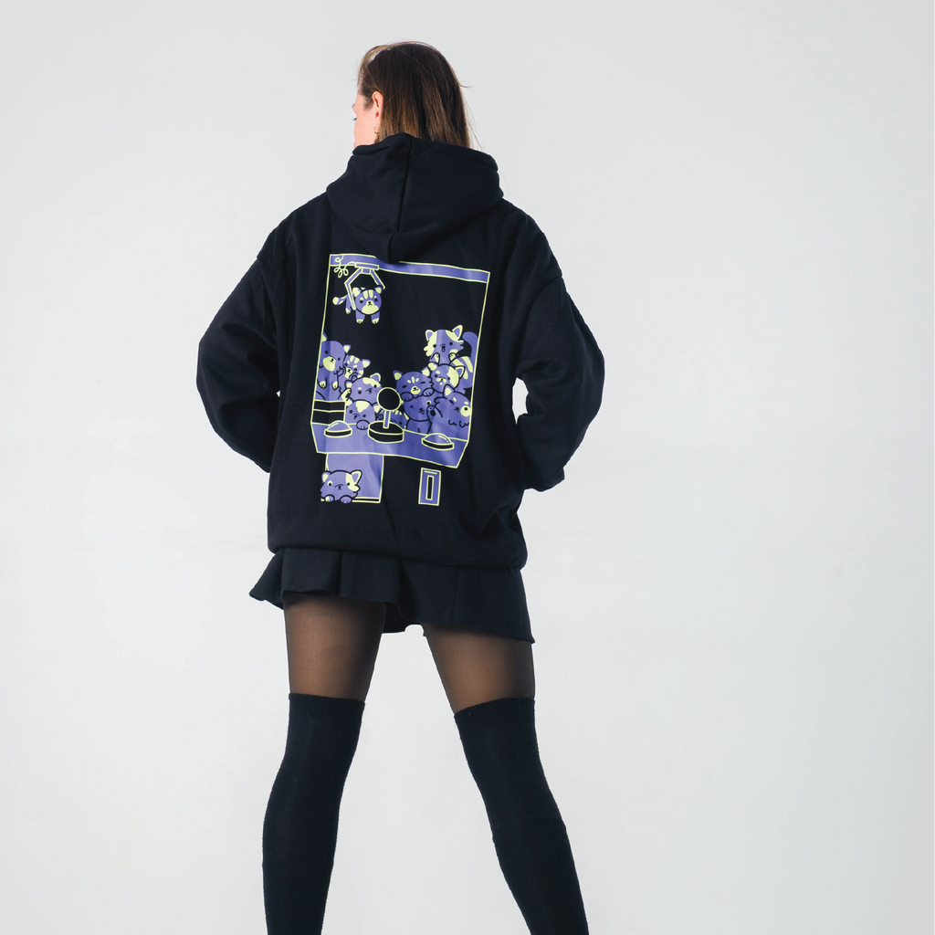 The Midnight Neon Gachapon Graphic Hoodie