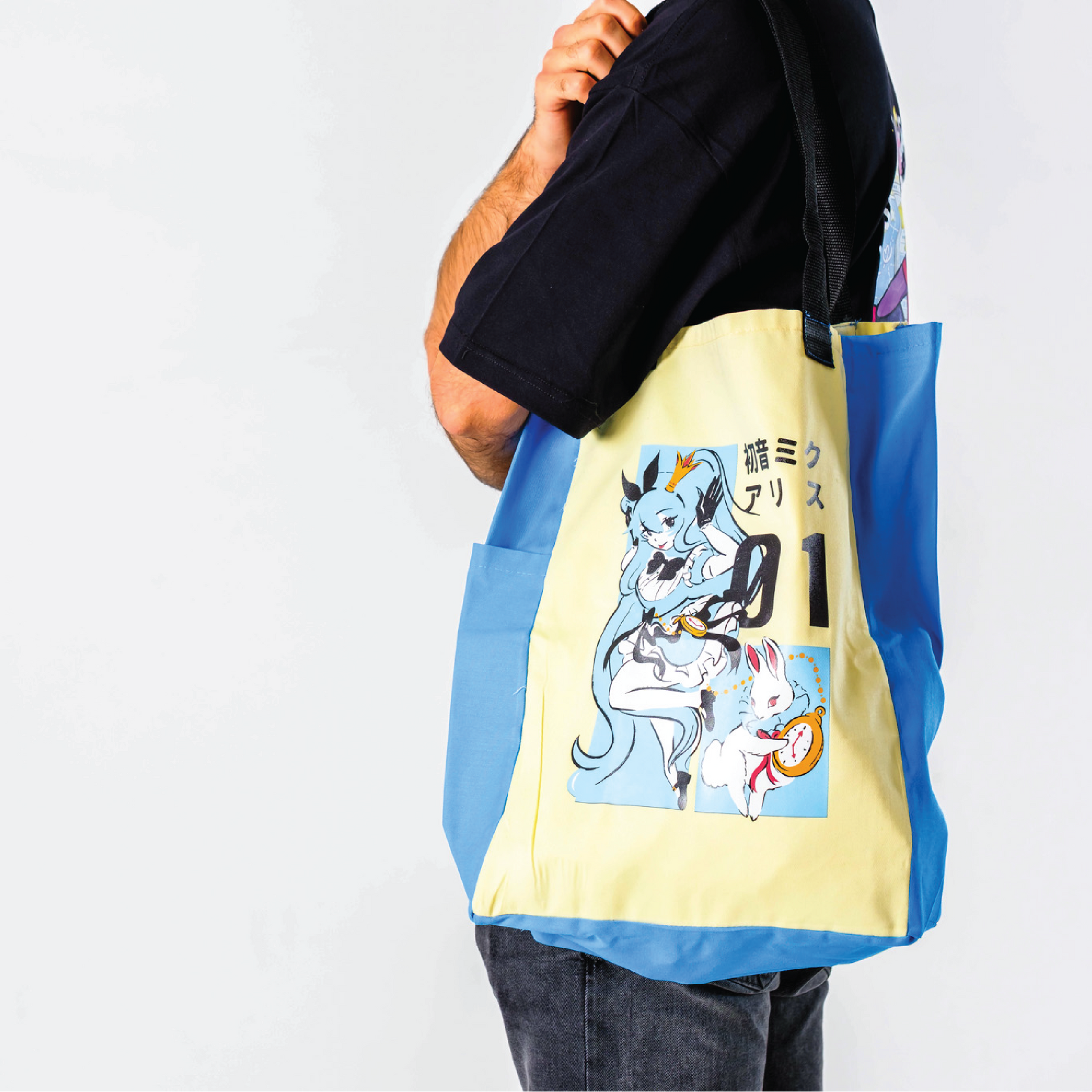 Alice In Wonderland Miku Tote Bag