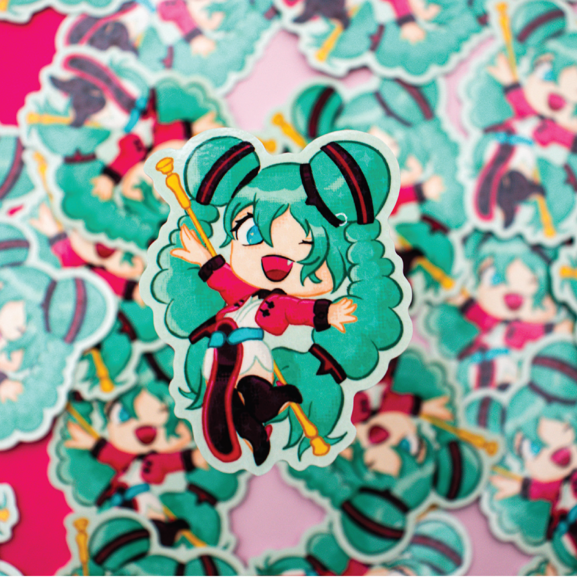 Chibi Japanese Fighter Miku